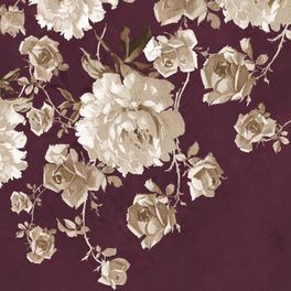 Фактурное панно "Blooming Garden" арт.ETD3 020, из коллекции Etude, фабрики Loymina, с изображением роз, обои для спальни